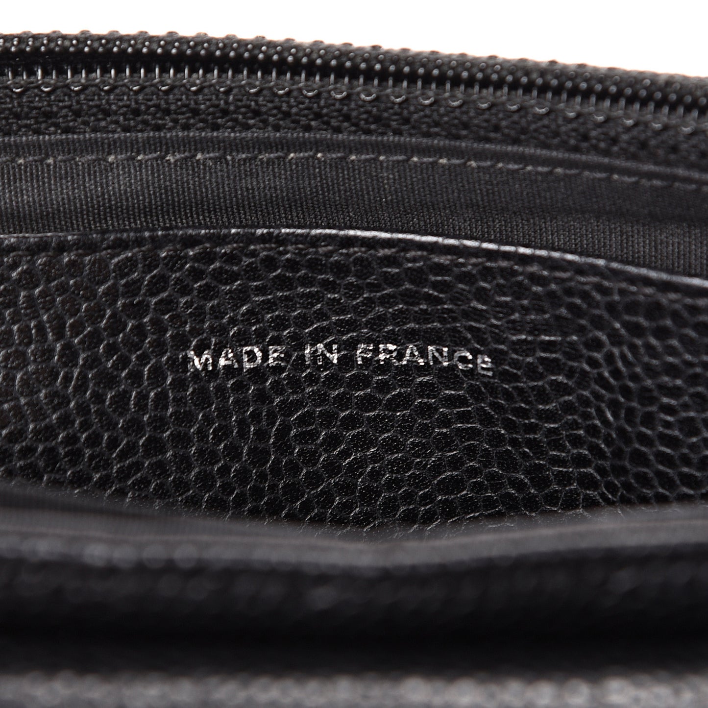 Caviar Half Moon Wallet On Chain WOC Black