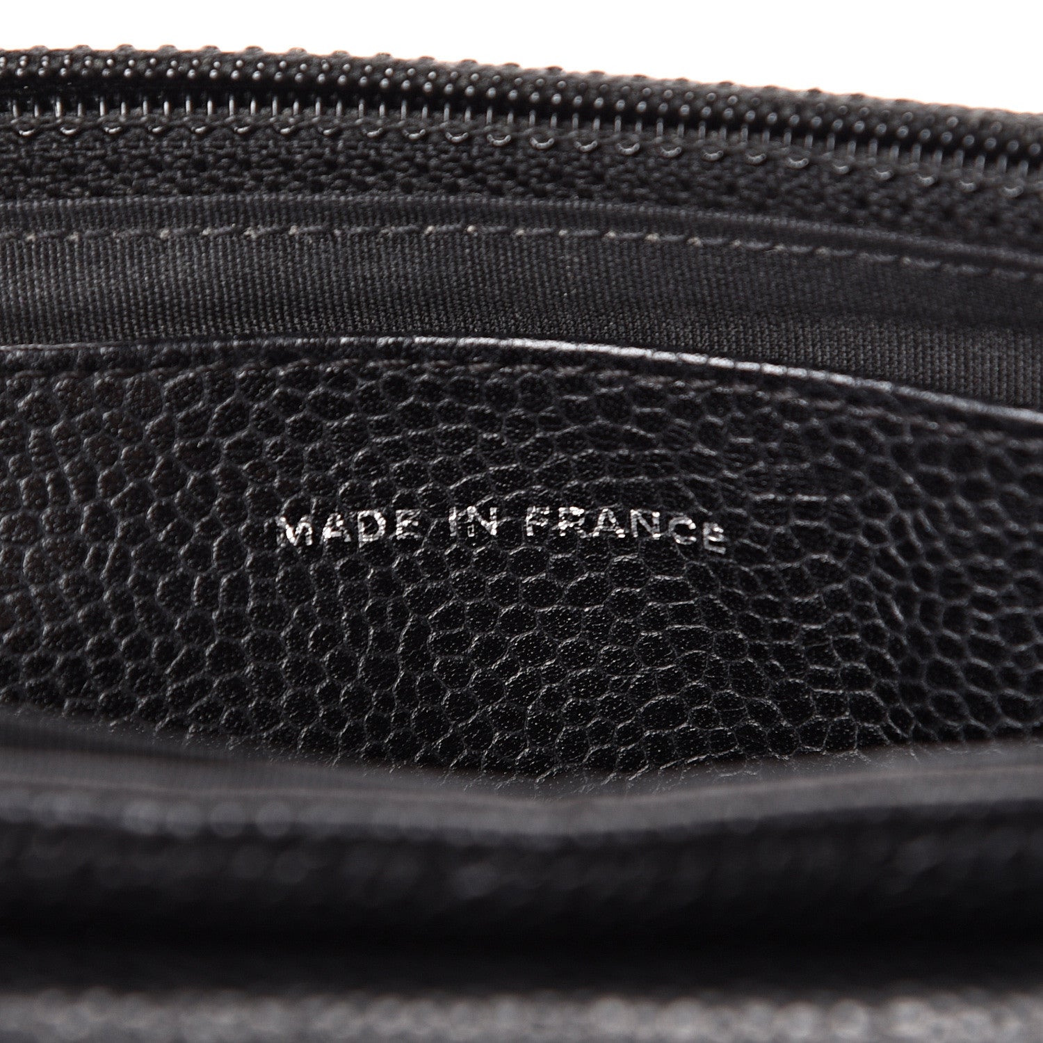 Chanel Caviar Half Moon Wallet On Chain WOC Black 6 of 10