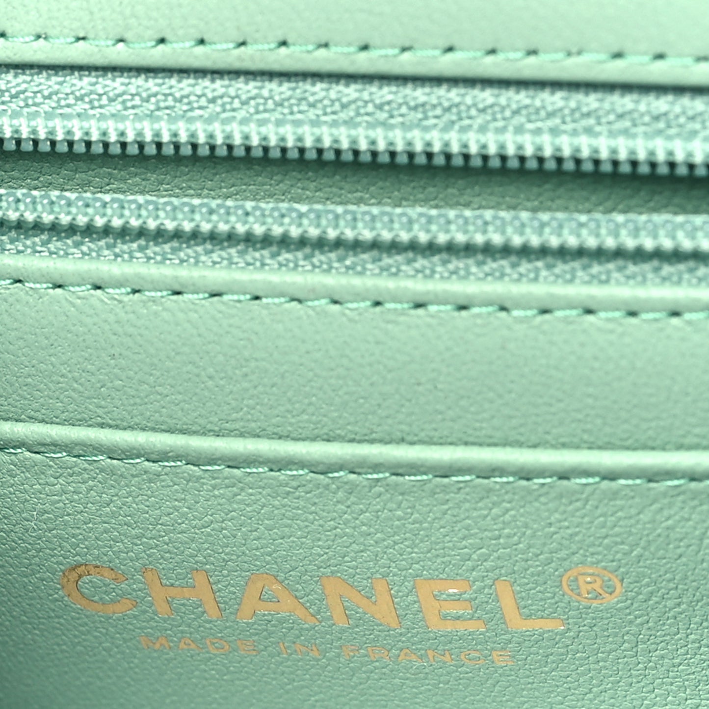Lambskin Quilted Mini Top Handle Rectangular Flap Pink Green