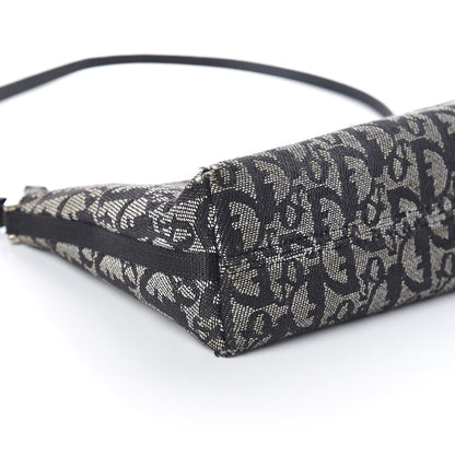 Christian Dior Monogram Shoulder Bag Pochette Black 7 of 8