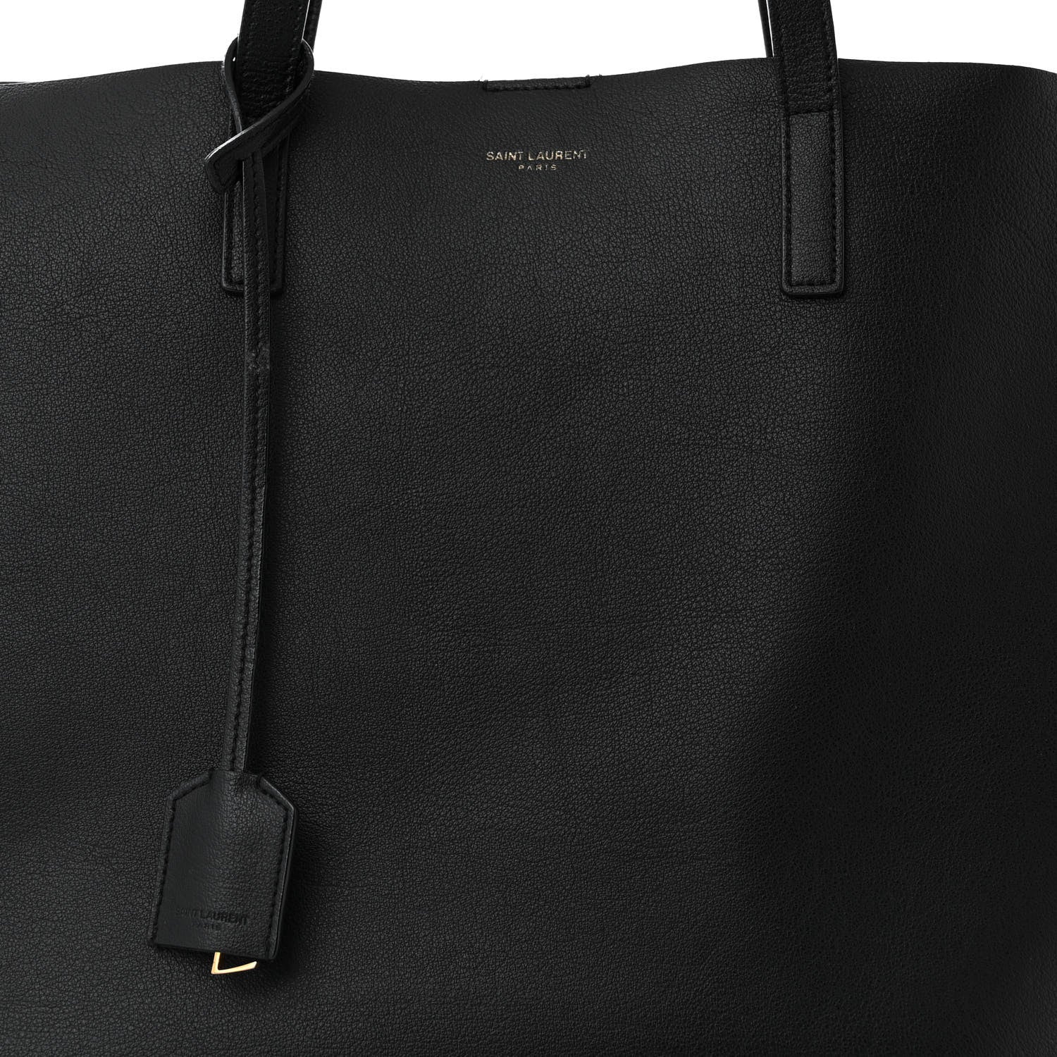 Saint Laurent Calfskin East West Shopping Tote Black 9 of 14