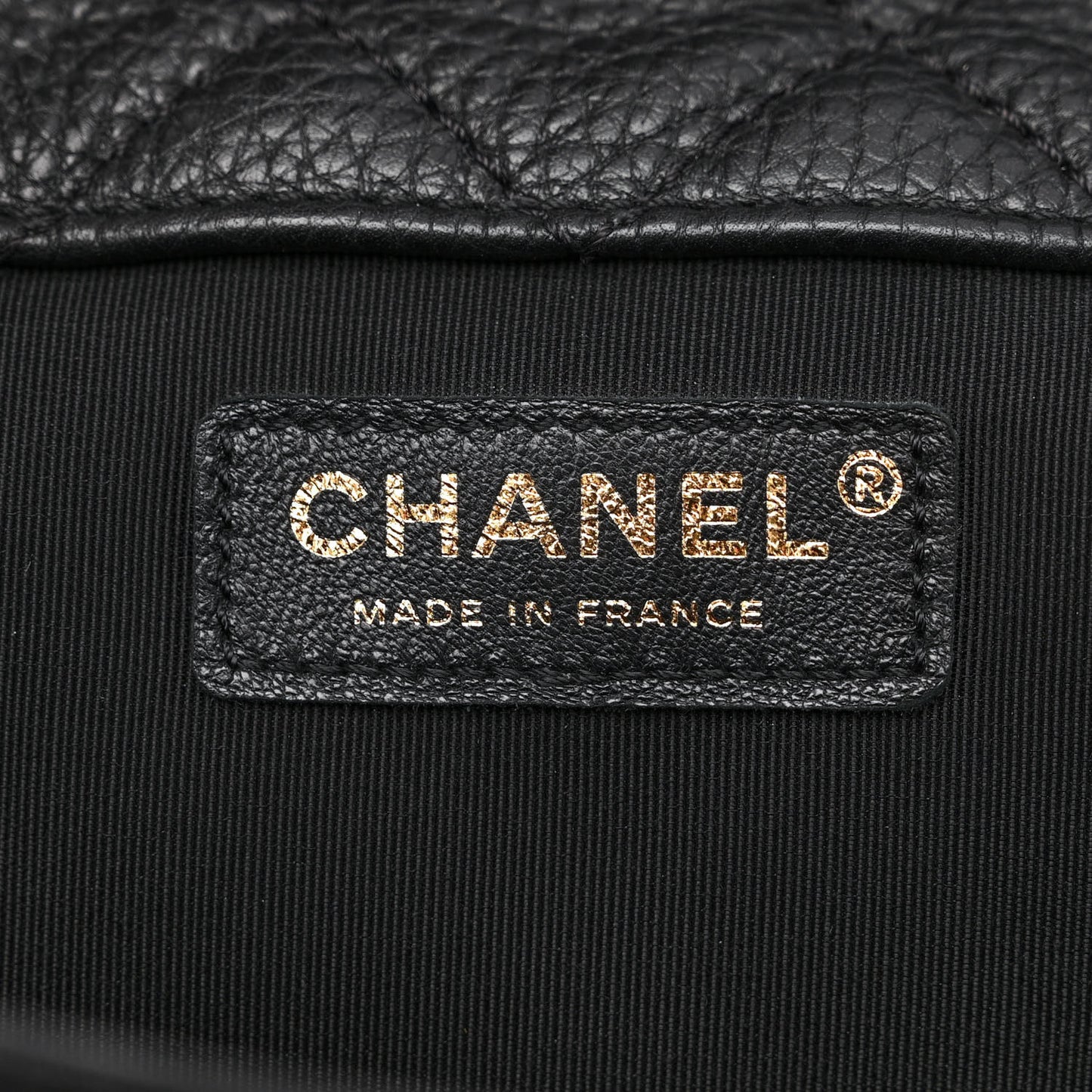 Calfskin Quilted XXL Travel Flap Bag Black