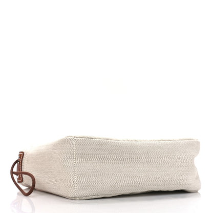 Hermes Canvas Barenia Fourbi 20 PM Pouch Naturel Fauve 3 of 9