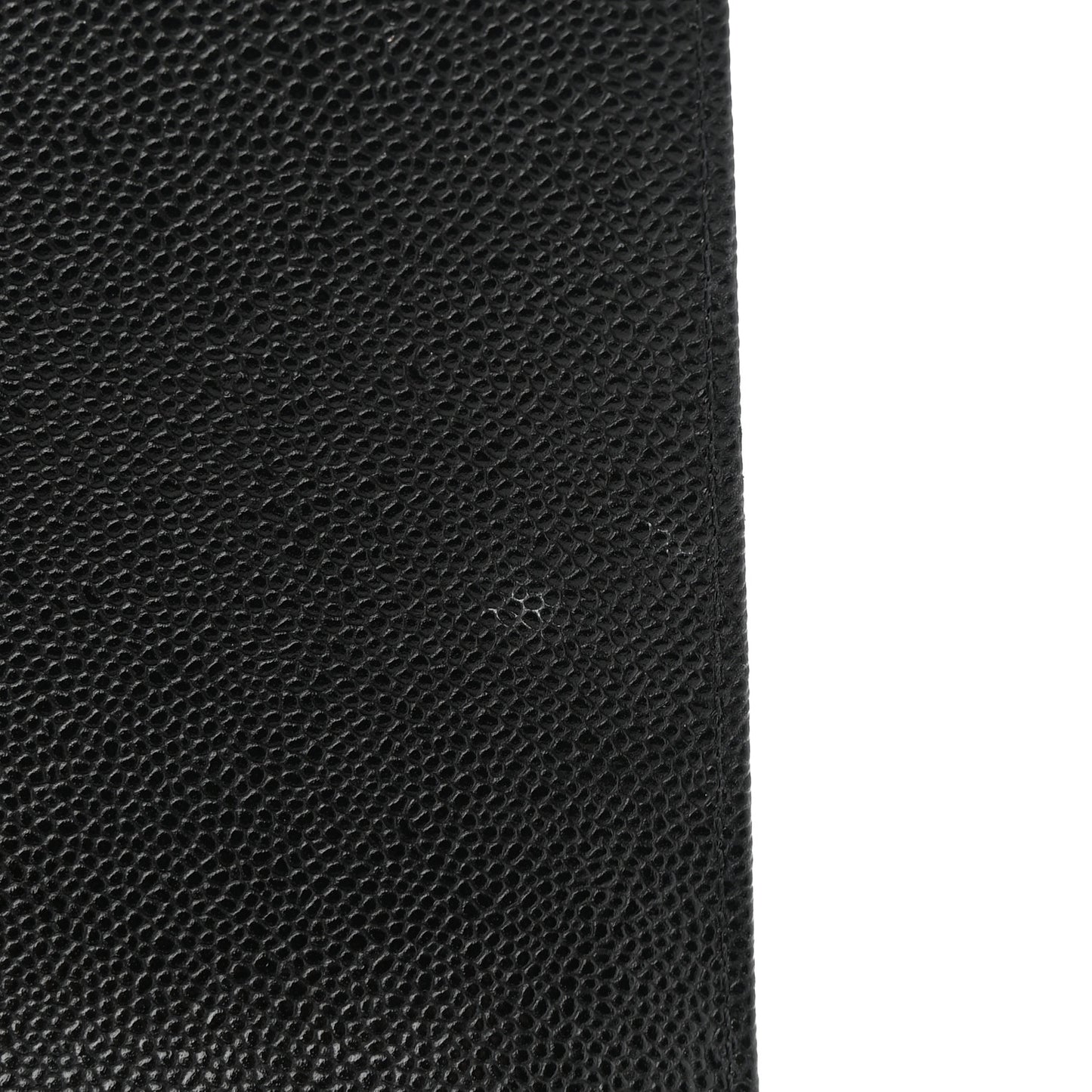 Caviar Chevron Quilted Medium Boy Flap Black