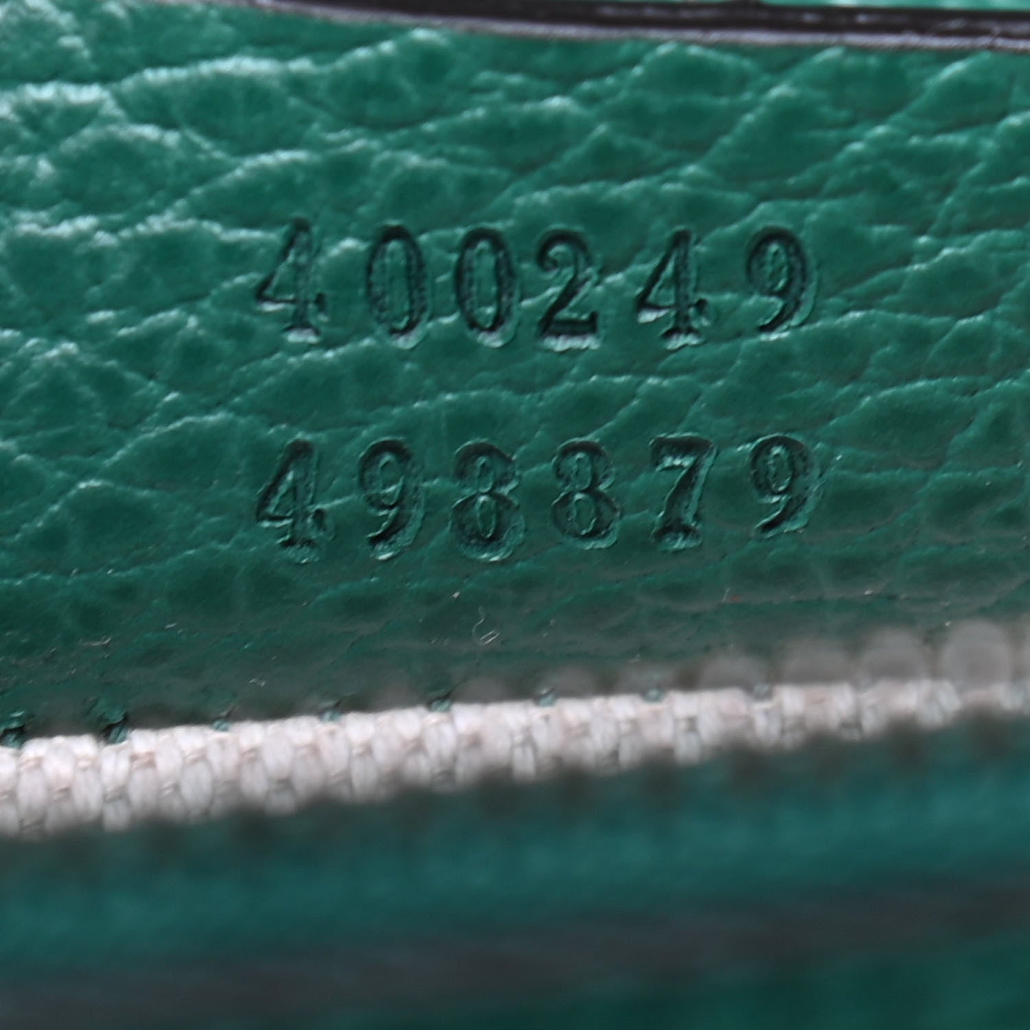 Gucci Pebbled Calfskin Small Dionysus Shoulder Bag Emerald 7 of 9