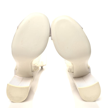 Chanel PVC Grosgrain High Boots 38 Transparent White 5 of 13