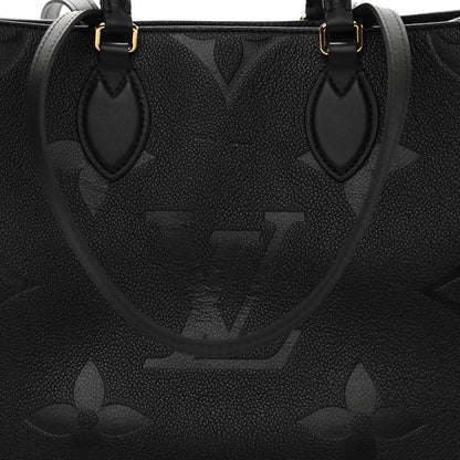 Louis Vuitton Empreinte Monogram Giant Onthego MM Black 7 of 9