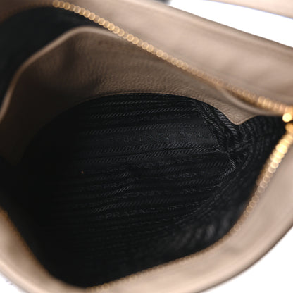 Prada Vitello Daino Crossbody Bag Argilla 5 of 9