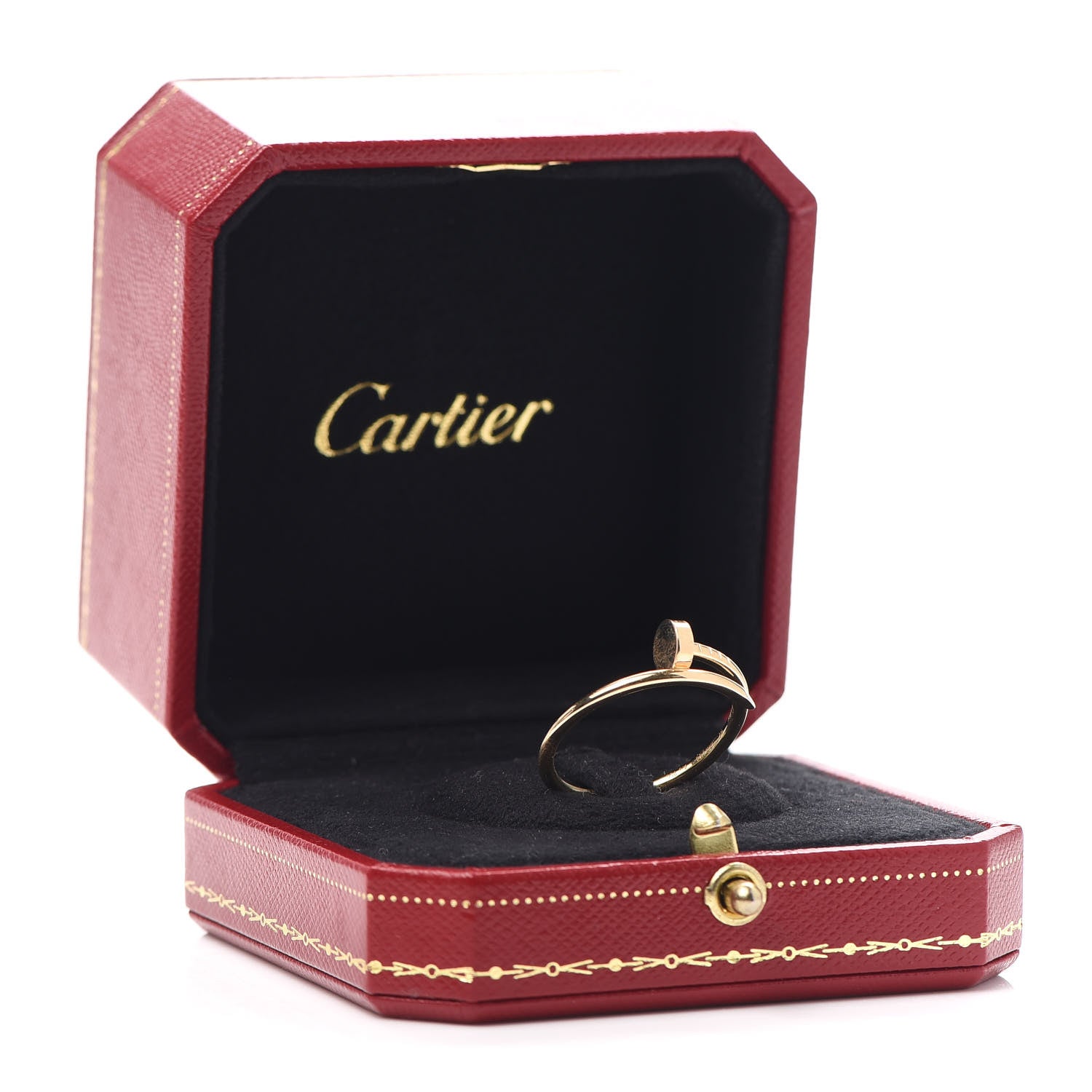 Cartier 18K Yellow Gold Small Juste Un Clou Ring 62 10 5 of 5