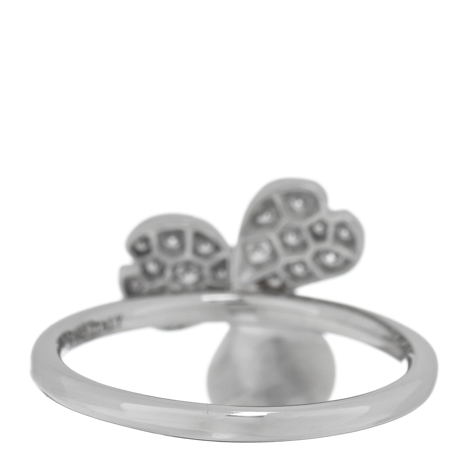 Tiffany Platinum Diamond Paper Flowers Ring 50 5.25 3 of 5