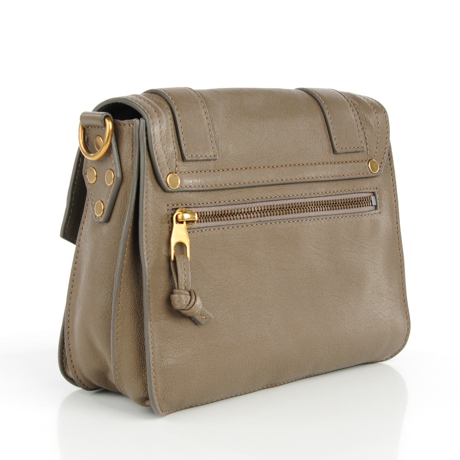 Proenza Schouler Lambskin PS1 Pouch Messenger Smoke 3 of 7