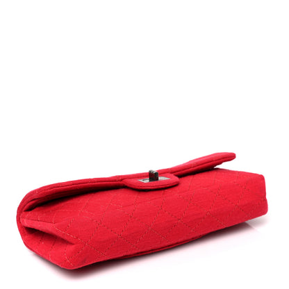 Chanel Jersey Quilted 2.55 Reissue East West Flap Red 4 of 9