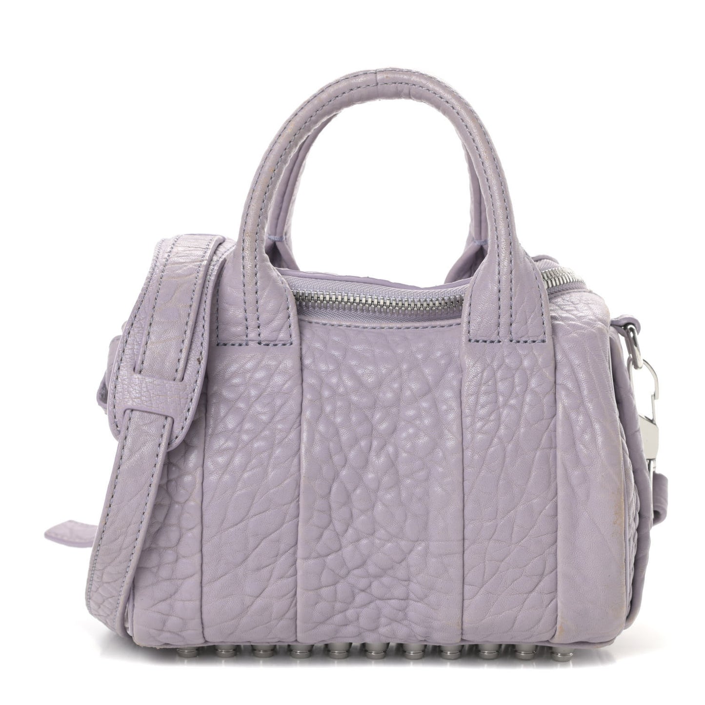 Pebbled Lambskin Mini Rockie Lavender Rodhium Hardware