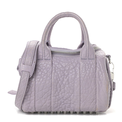 Alexander Wang Pebbled Lambskin Mini Rockie Lavender Rodhium Hardware 1 of 9