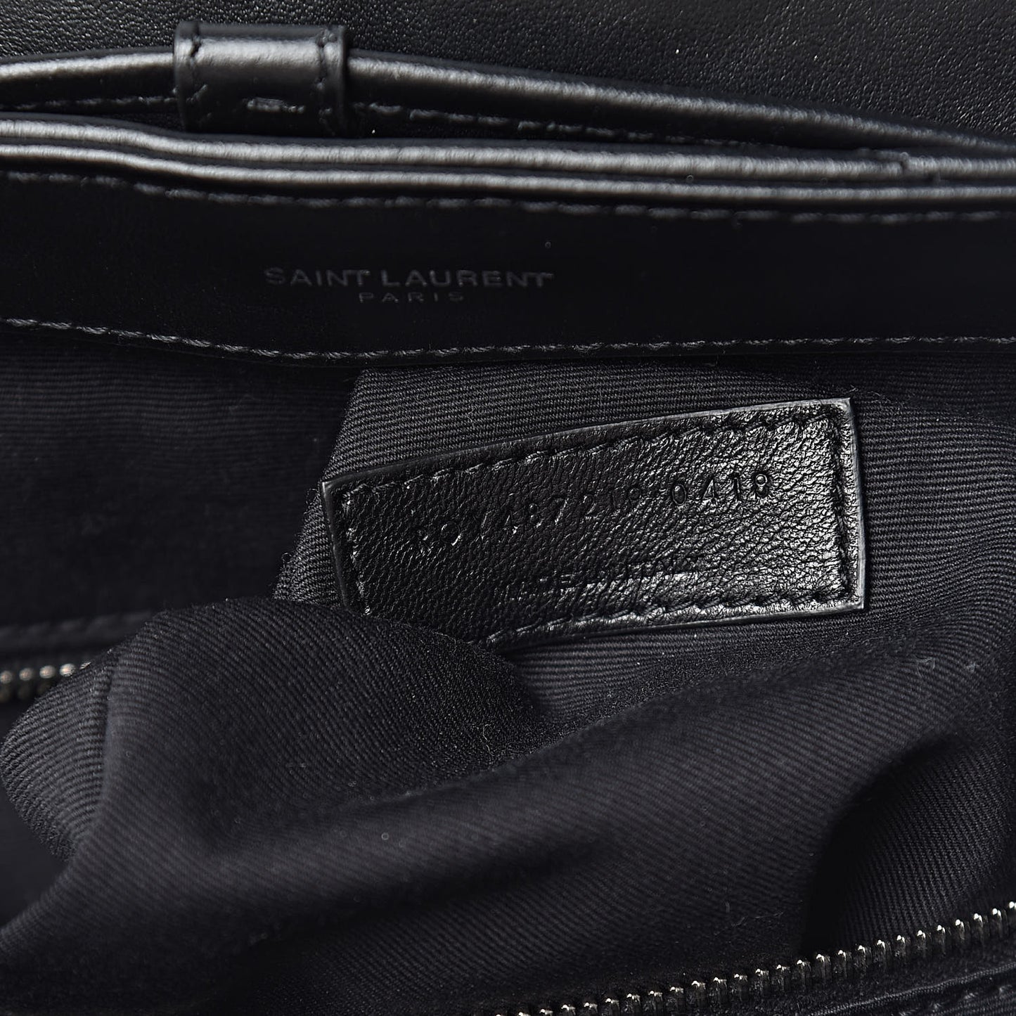 Calfskin Y Quilted Monogram Medium Loulou Backpack Black