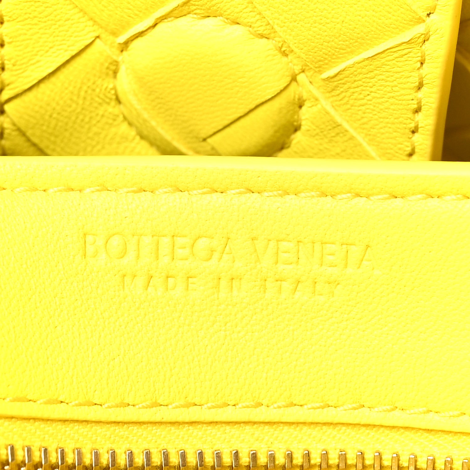 Bottega Veneta Nappa Intrecciato Small Andiamo Shoulder Bag Sulfur 6 of 9