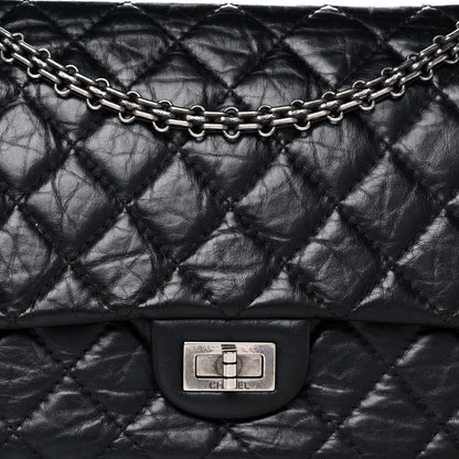 Chanel Aged Calfskin Quilted 2.55 Reissue 226 Flap Black 8 of 11