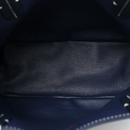 Goyard Goyardine Reversible Mini Anjou Navy 6 of 9