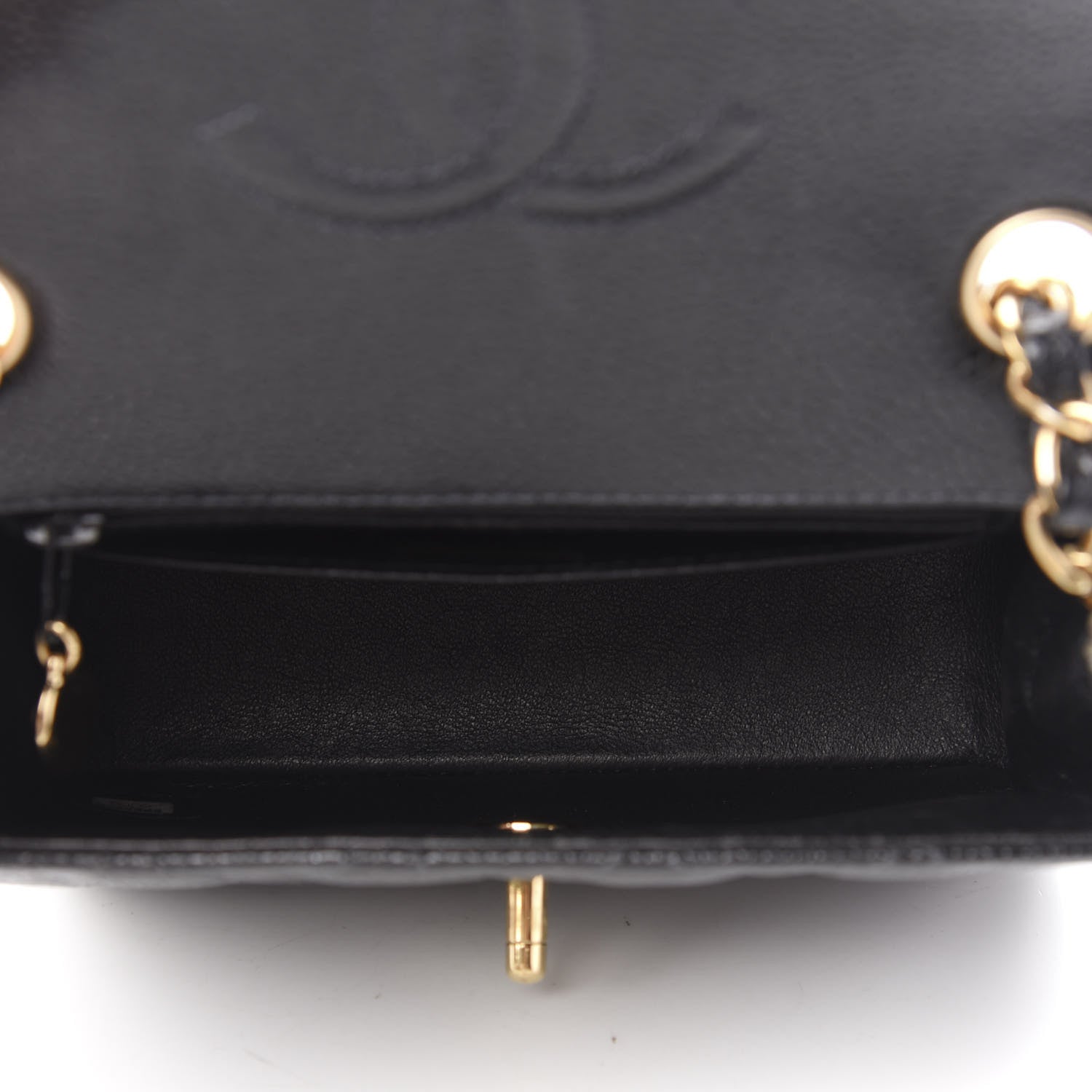 Chanel Caviar Quilted Mini Square Flap Black 5 of 11