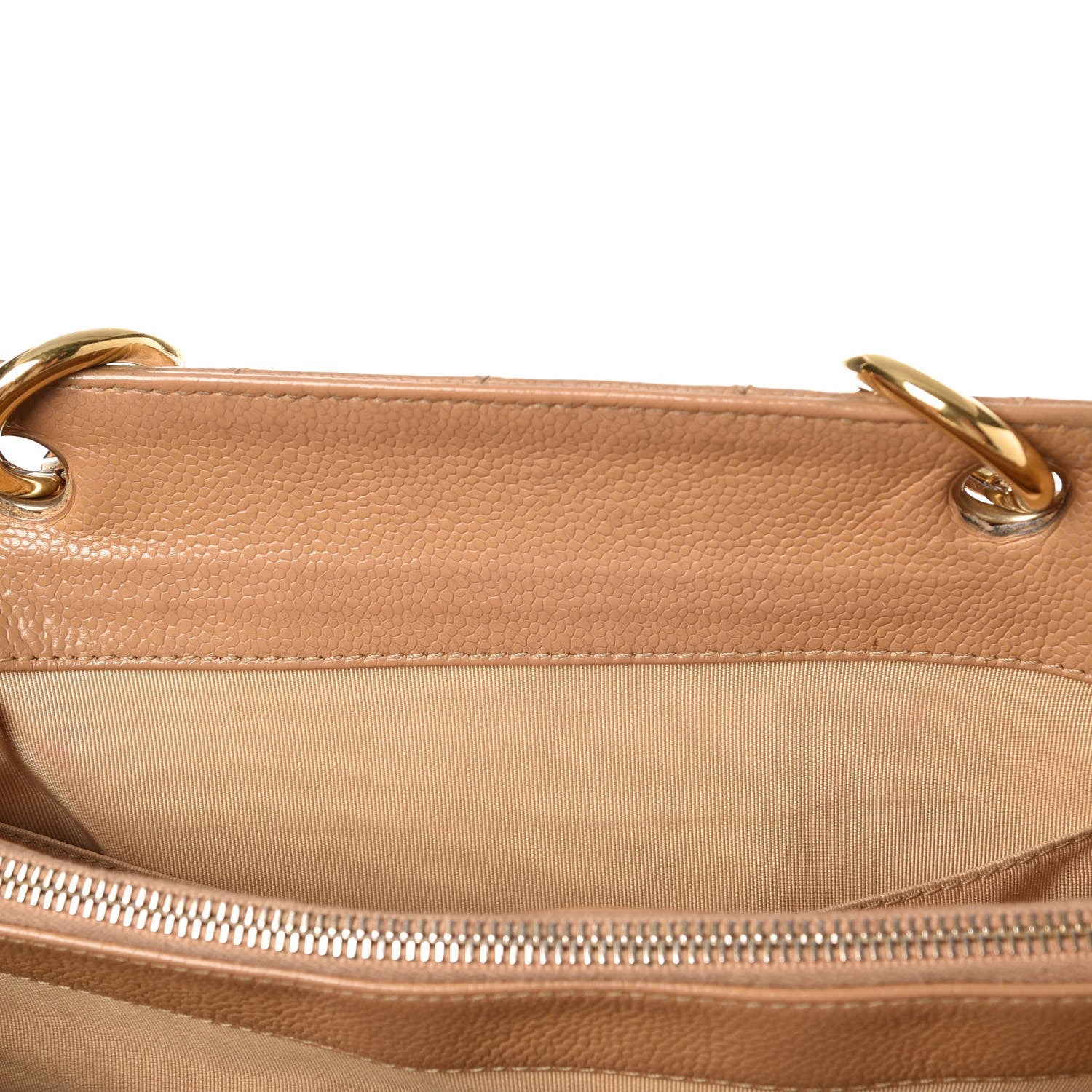 Chanel Caviar Quilted Grand Shopping Tote GST Beige 9 of 30