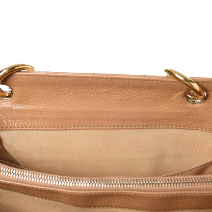 Chanel Caviar Quilted Grand Shopping Tote GST Beige 9 of 30