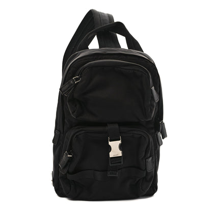 Prada Tessuto Nylon Montagna Sling Backpack Black 1 of 9