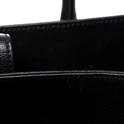 Chanel Calfskin Small Cerf Executive Shopper Tote Black 11 of 22