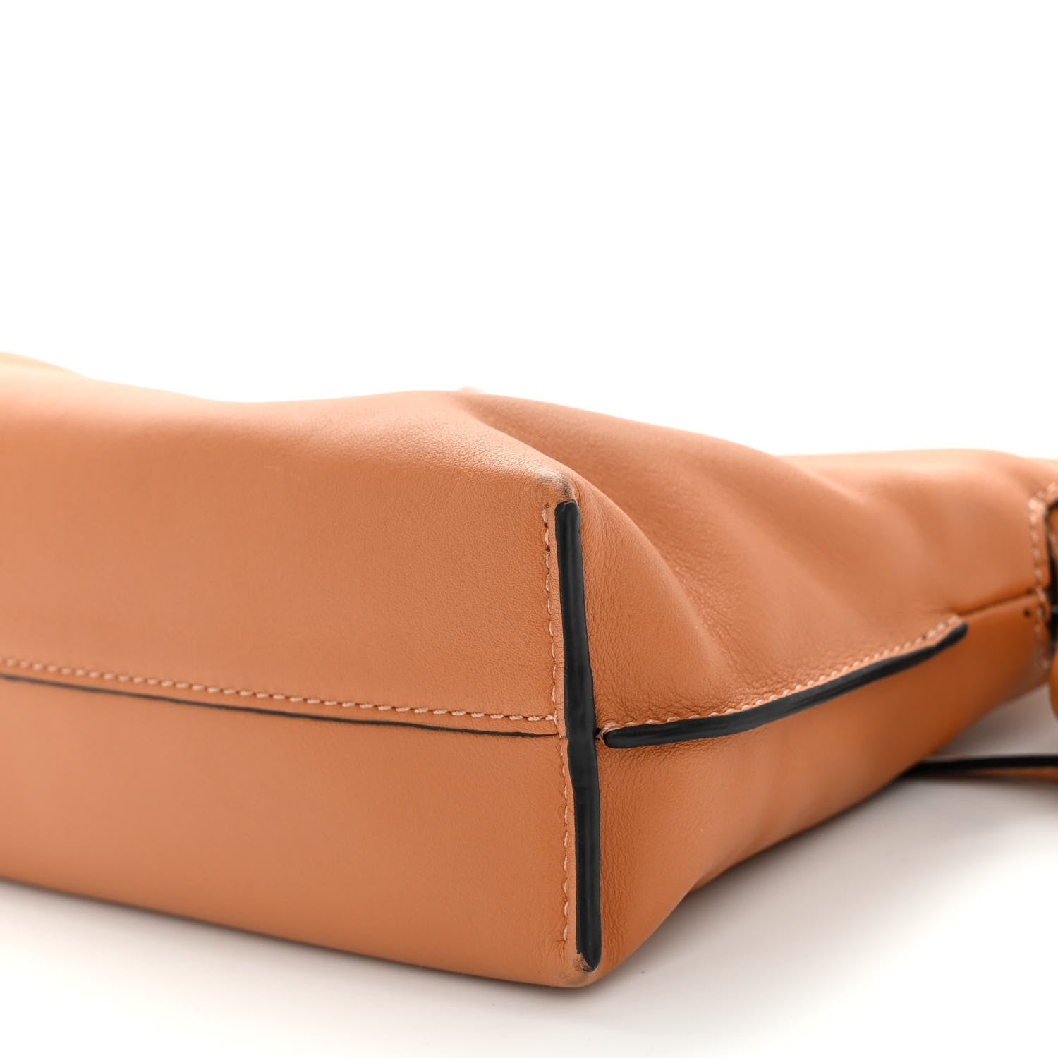 Loewe Calfskin Mini Flamenco Knot Clutch Warm Desert 10 of 11