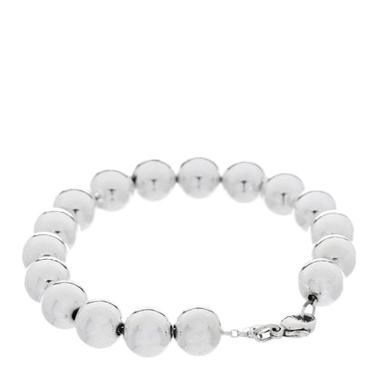 Tiffany Sterling Silver 10mm Hardwear Ball Bracelet 3 of 5