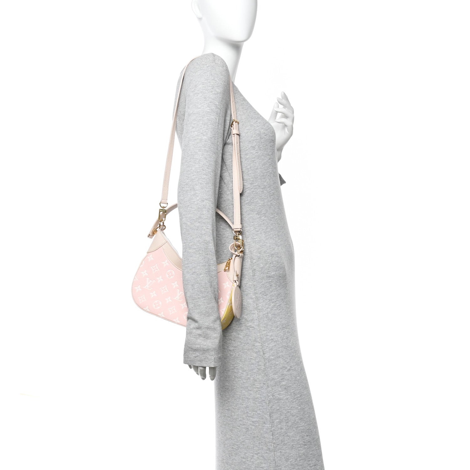 Louis Vuitton Empreinte Monogram Spring in the City Bagatelle NM Pink Beige Yellow 3 of 9