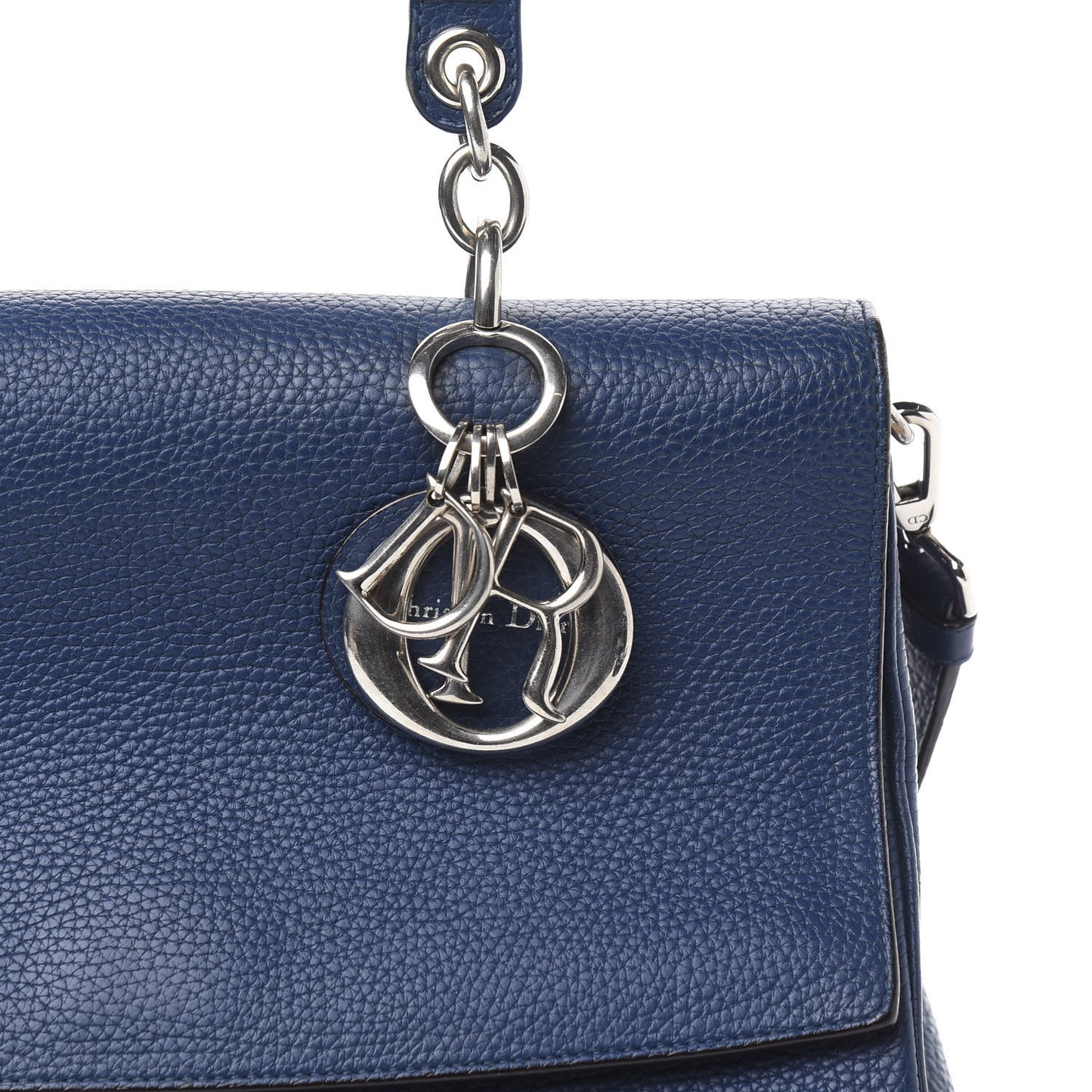 Bullcalf Medium Be Dior Flap Mineral Blue