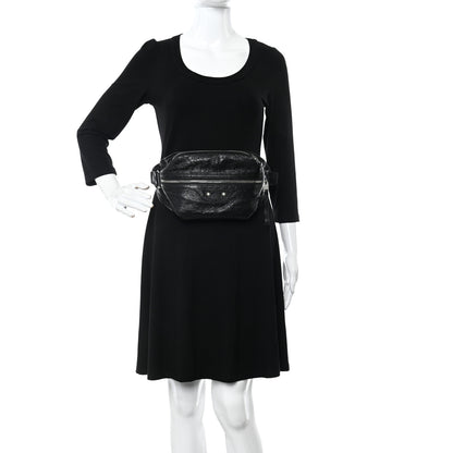 Balenciaga Lambskin Classic Hardware Neo Lift Hip Bag Black 2 of 10