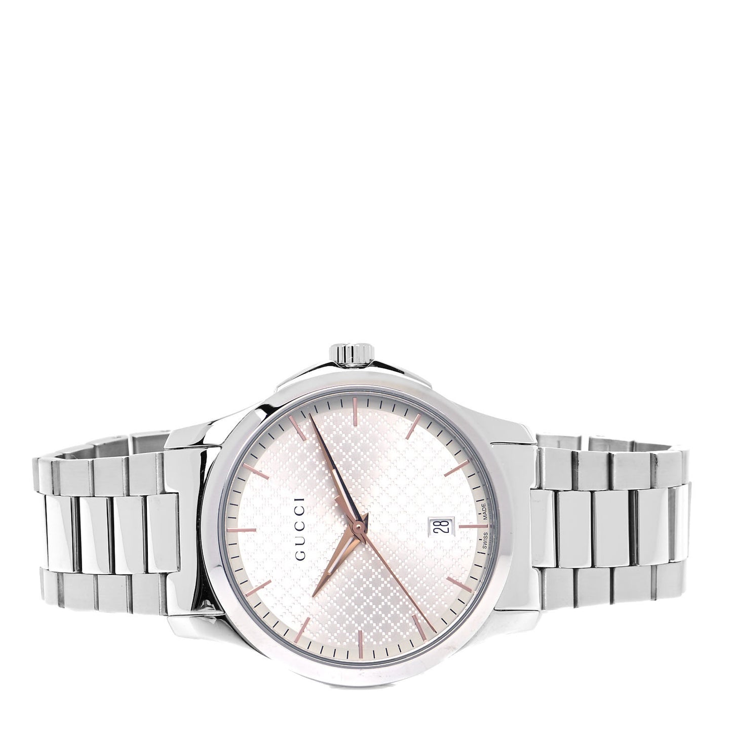 Stainless Steel 38mm G-Timeless Diamante Quartz Watch
