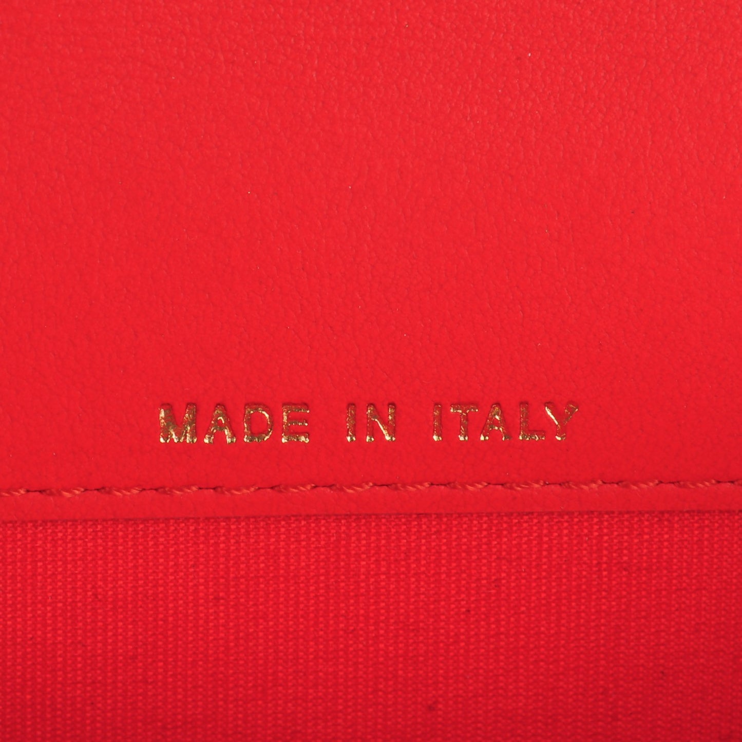 Calfskin Quilted Boy Card Holder Wallet Red
