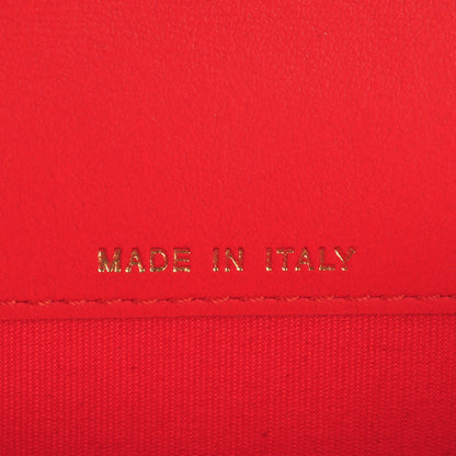 Chanel Calfskin Quilted Boy Card Holder Wallet Red 6 of 7