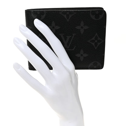 Louis Vuitton Monogram Eclipse Slender Wallet 2 of 7