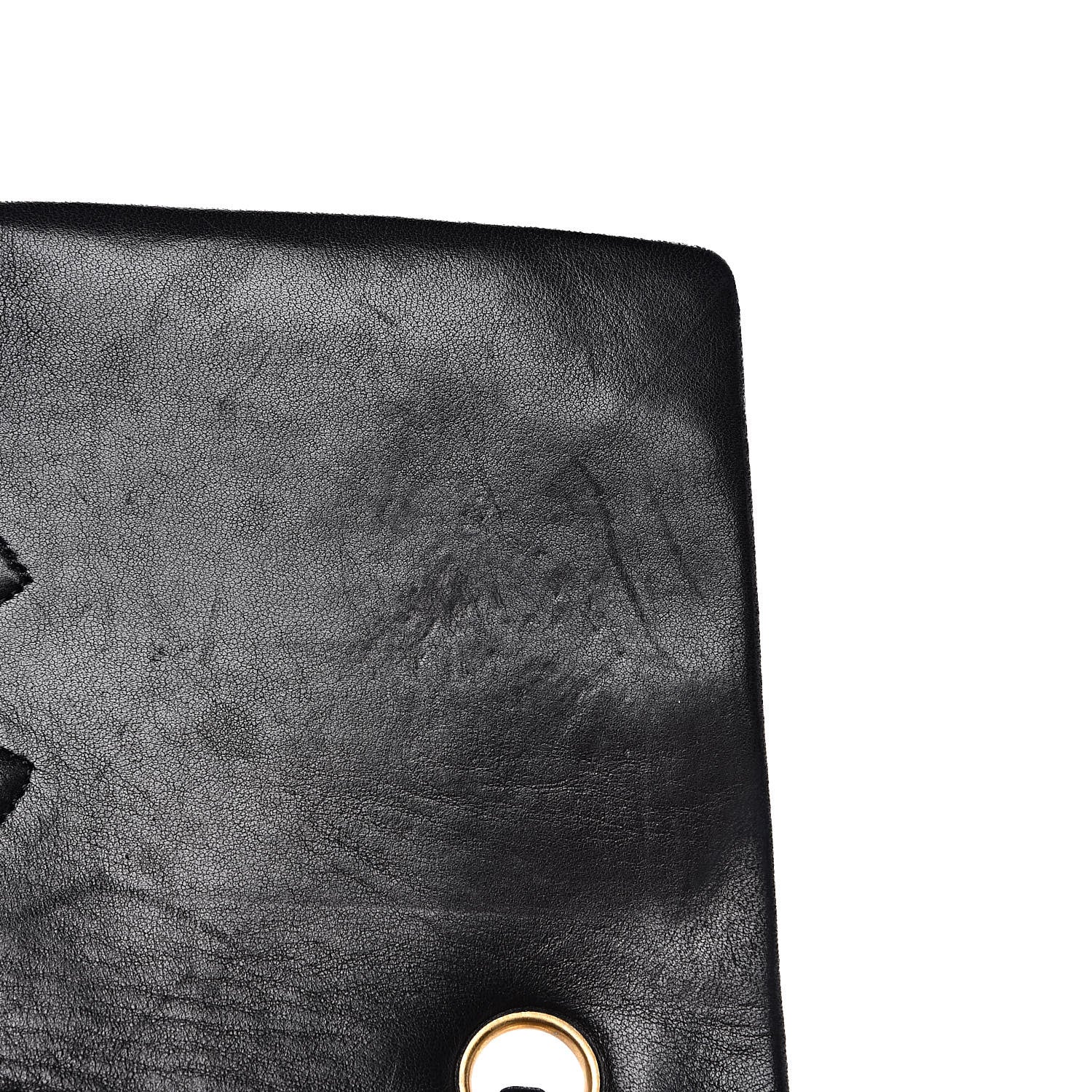 Chanel Lambskin Quilted Medium Single Flap Black 15 of 16