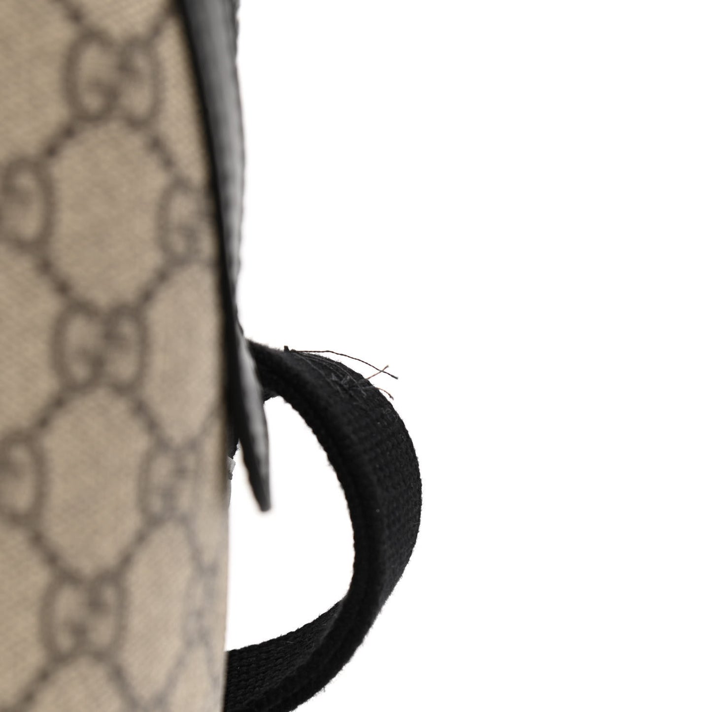GG Supreme Monogram Small Eden Day Backpack Black