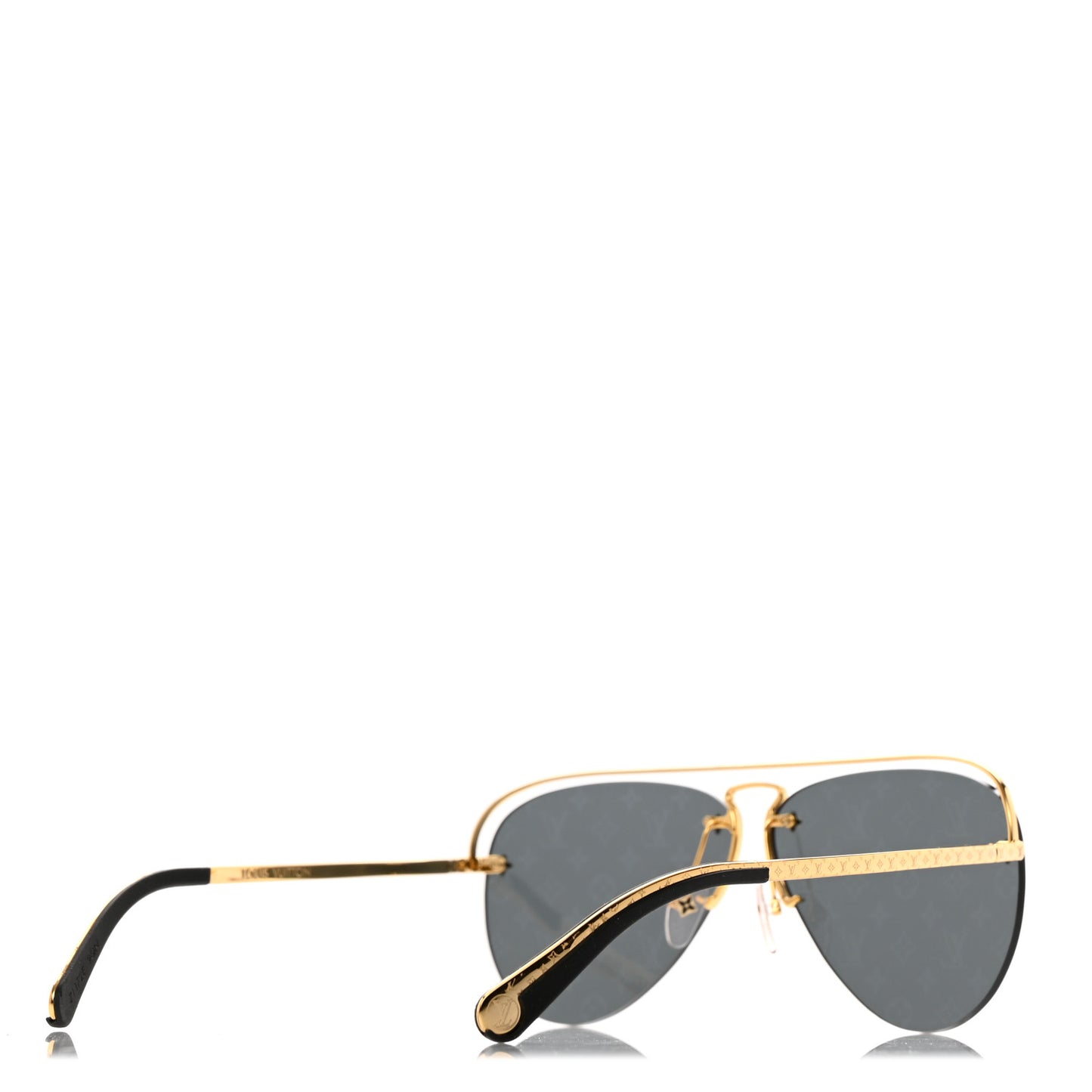 Metal Monogram Grease Sunglasses Z1172E Gold