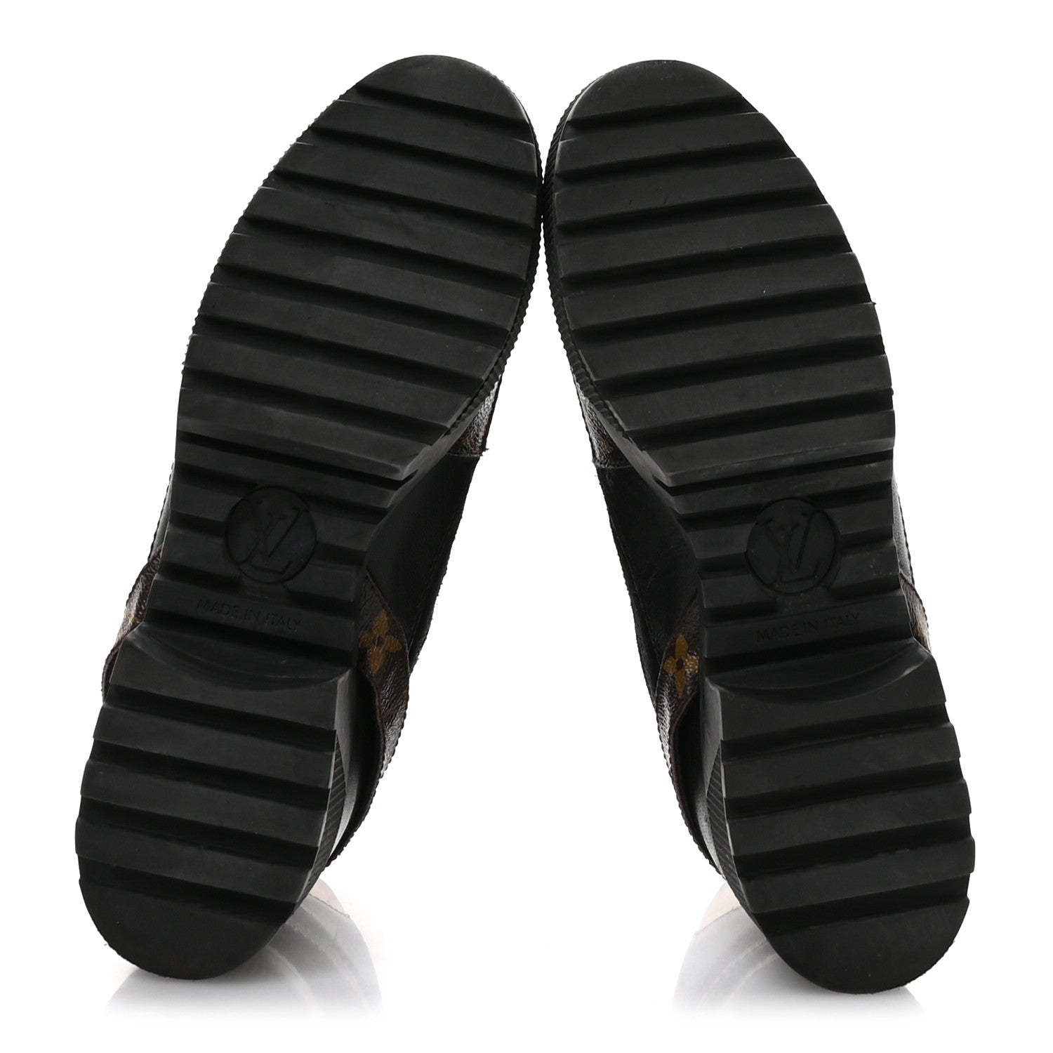 Louis Vuitton Suede Calfskin Monogram Laureate Platform Desert Boots 36.5 Black 6 of 8