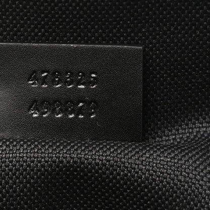 Gucci GG Supreme Monogram Web Belt Bag Black Grey 7 of 10