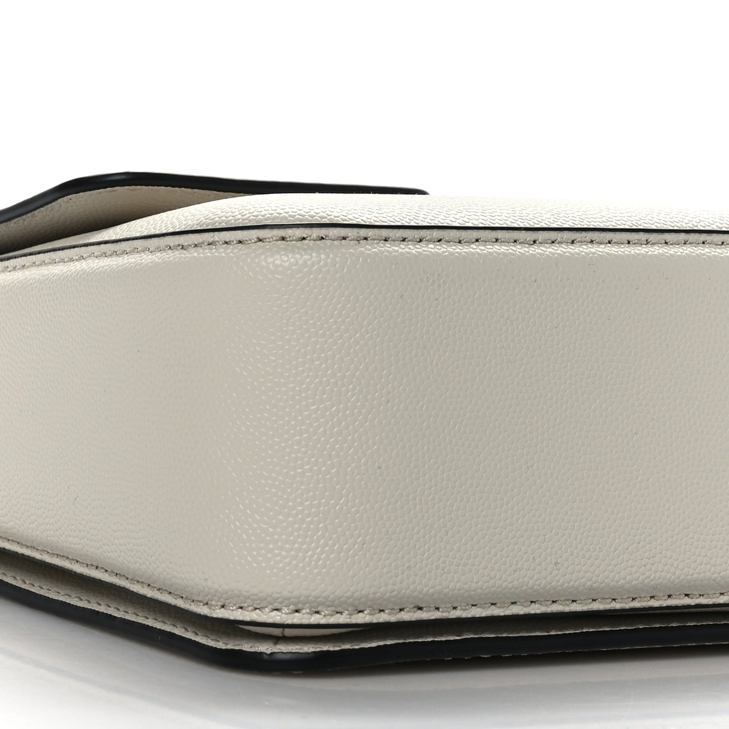 Textured Calfskin The J Link Shoulder Bag Ivory