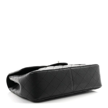 Chanel Caviar Quilted Jumbo Single Flap Black 3 of 9