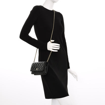 Chanel Caviar Quilted Wallet On Chain WOC Black 2 of 9