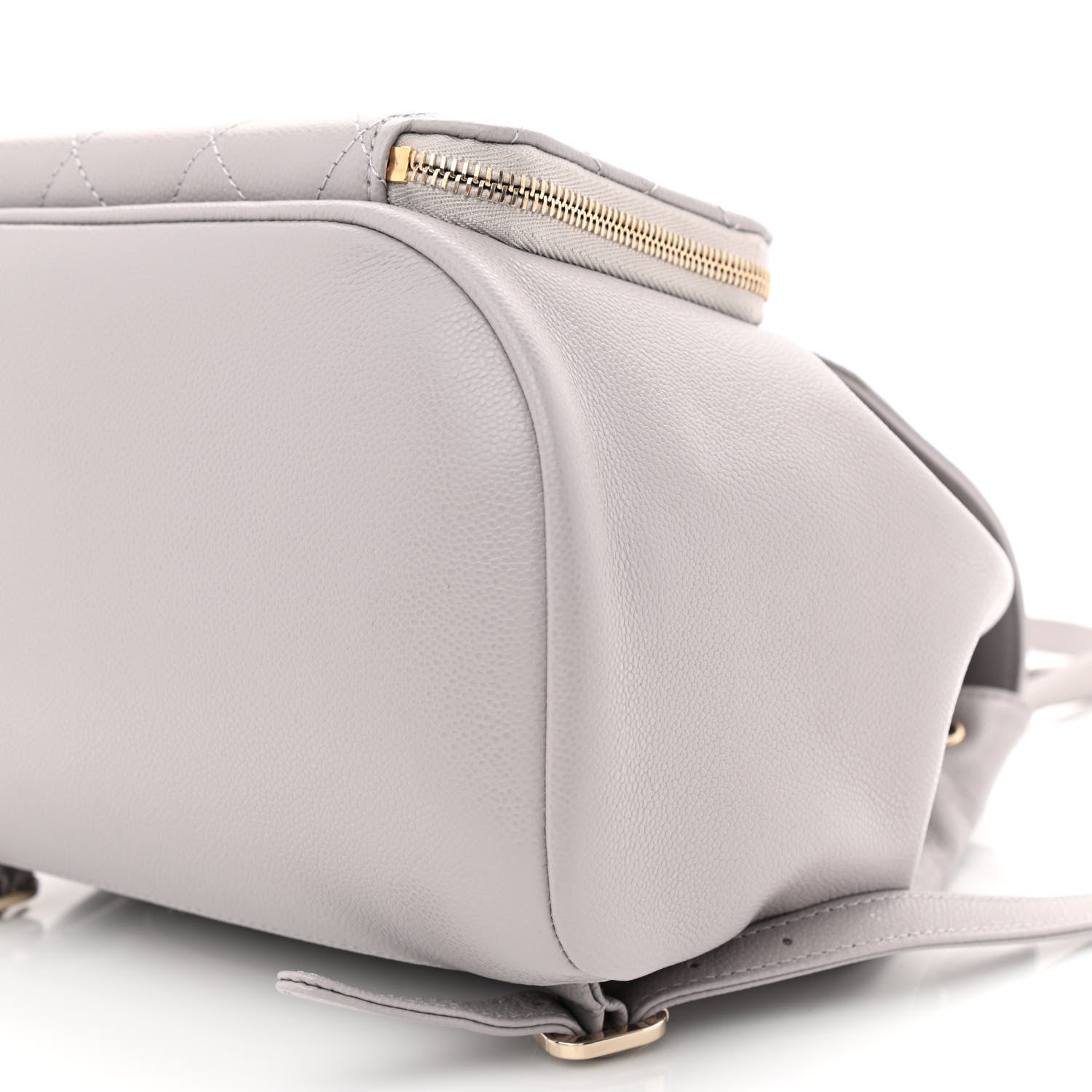 Chanel Caviar Quilted Business Affinity Backpack Grey 10 of 11