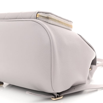 Chanel Caviar Quilted Business Affinity Backpack Grey 10 of 11
