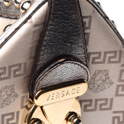 Versace Metallic Calfskin Snap Out Of It Bag Bronze 21 of 28