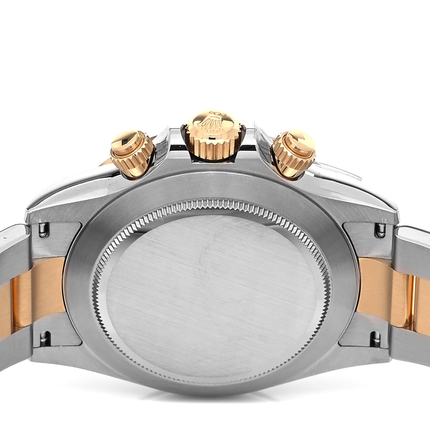 Rolex Stainless Steel 18K Yellow Gold Diamond 40mm Oyster Perpetual Cosmograph Daytona Watch Black 116503 4 of 5