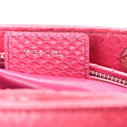 Christian Dior Snakeskin Medium Lady Dior Pink 7 of 10