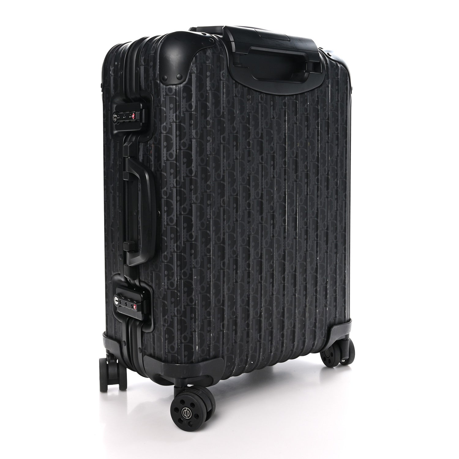 Christian Dior X RIMOWA Aluminum Gradient Cabin Luggage Black 2 of 10